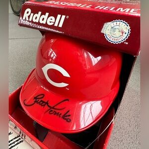 Cincinnati Reds Brett Tomko AUTOGRAPHED Riddell MINI Helmet